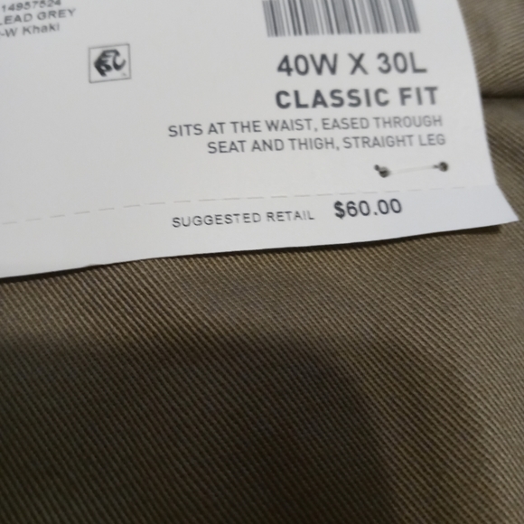 NWT Men's Haggar Pants - Picture 6 of 6